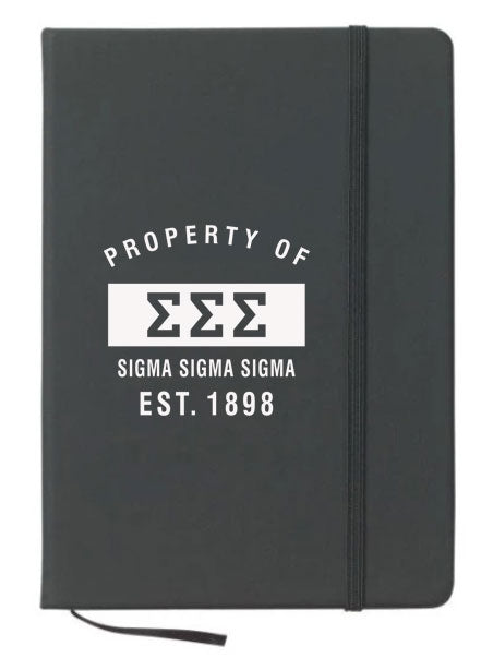 Sigma Sigma Sigma Property of Notebook