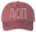 Alpha Omicron Pi Sorority Greek Carson Embroidered Hat