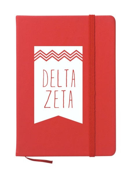 Delta Zeta Chevron Notebook
