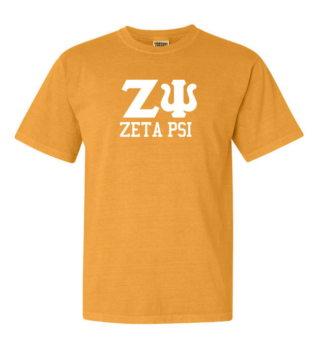 Zeta Psi Custom Comfort Colors Greek T-Shirt