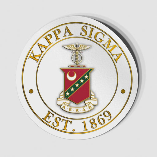 Kappa Sigma Circle Crest Decal