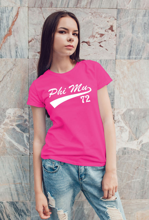 Phi Mu Sporty Tail T-Shirt