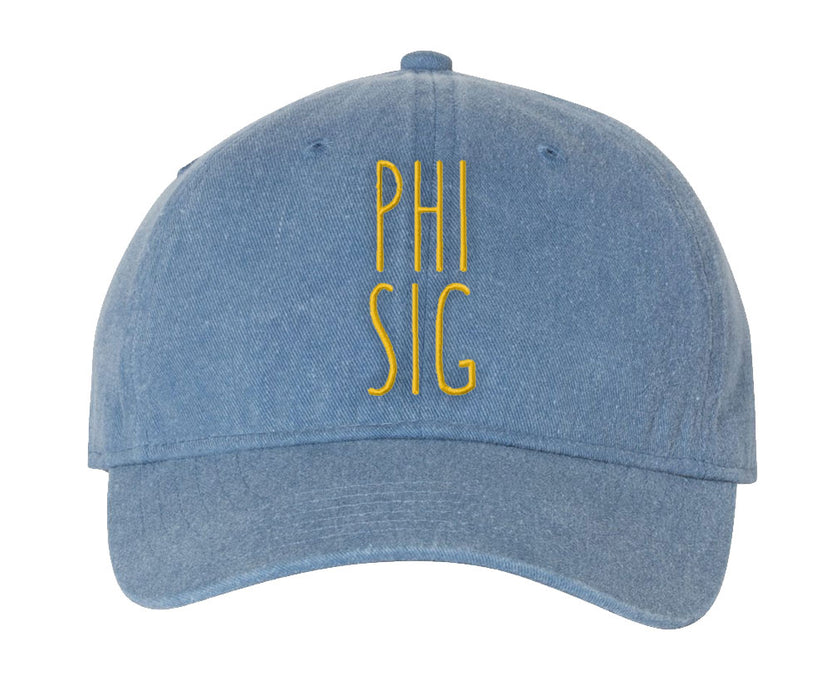 Phi Sigma Sigma Comfort Colors Nickname Hat