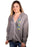 Kappa Delta Chi Fleece Full-Zip Hoodie with Sewn-On Letters