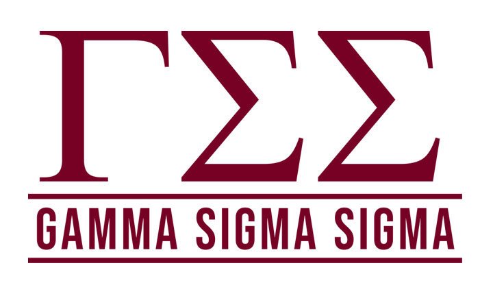 Gamma Sigma Sigma Custom Greek Letter Sticker - 2.5