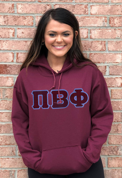 Pi Beta Phi Lettered Hoodie