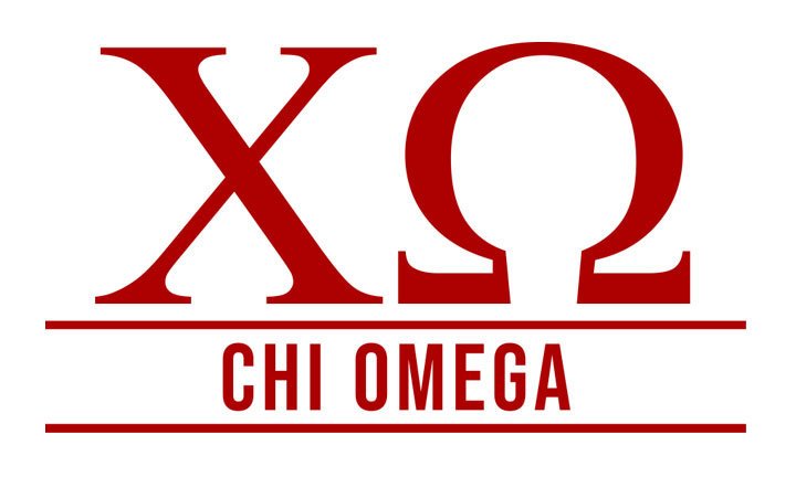 Chi Omega Custom Greek Letter Sticker - 2.5