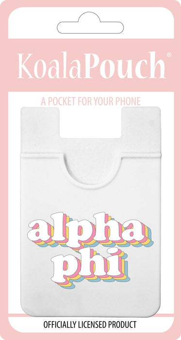 Alpha Phi Retro Phone Wallet