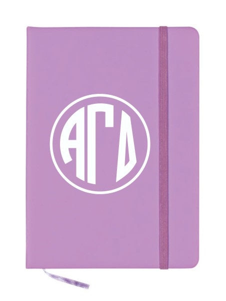 Alpha Gamma Delta Monogram Notebook
