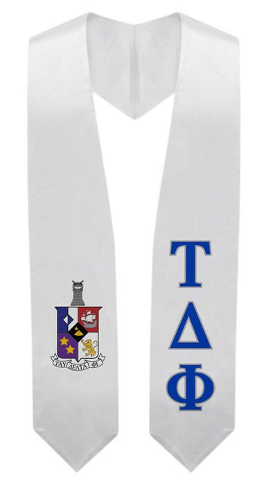 Tau Delta Phi Super Crest Graduation Stole