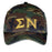 Sigma Nu Letters Embroidered Camouflage Hat