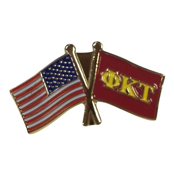 Phi Kappa Tau USA / Fraternity Flag Pin