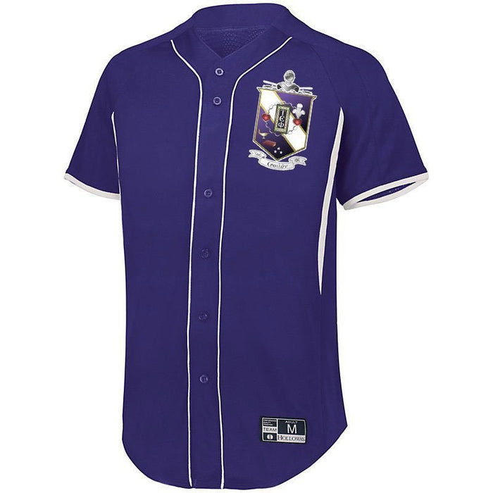 Tau Epsilon Phi 7 Full Button Baseball Jersey