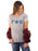 Gamma Phi Beta Football Tee Shirt with Sewn-On Letters