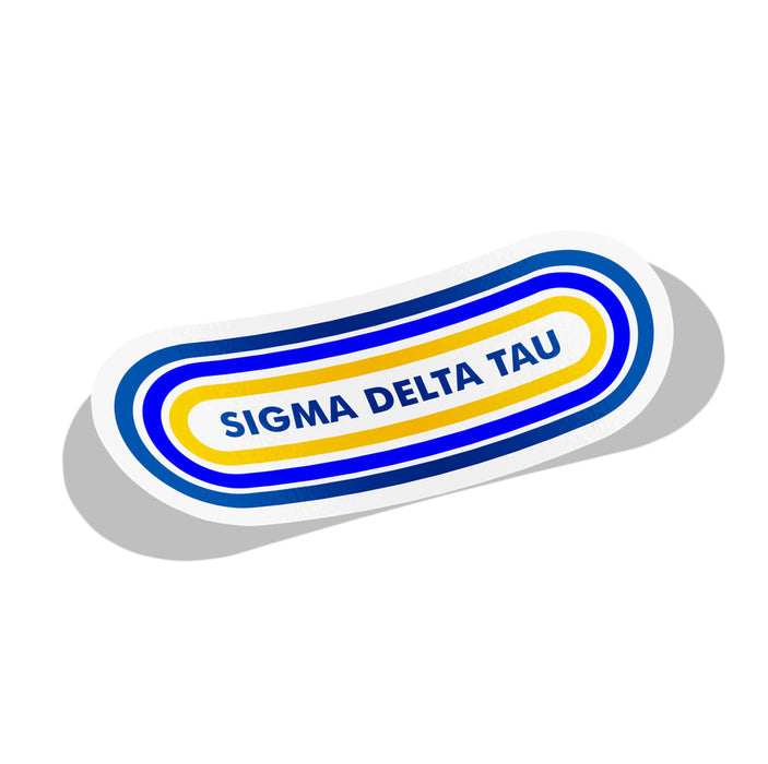 Sigma Delta Tau Capsule Sorority Decal