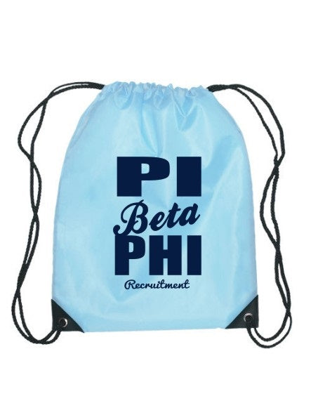 Pi Beta Phi Cursive Impact Sports Bag
