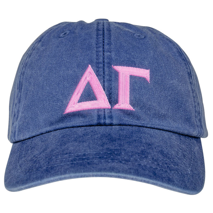 Delta Gamma Greek Letter Embroidered Hat