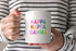 Kappa Kappa Gamma Coffee Mug with Rainbows