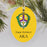 Alpha Kappa Lambda Color Crest Ornament