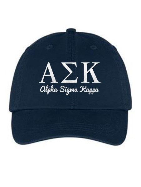 Alpha Sigma Kappa Collegiate Curves Hat
