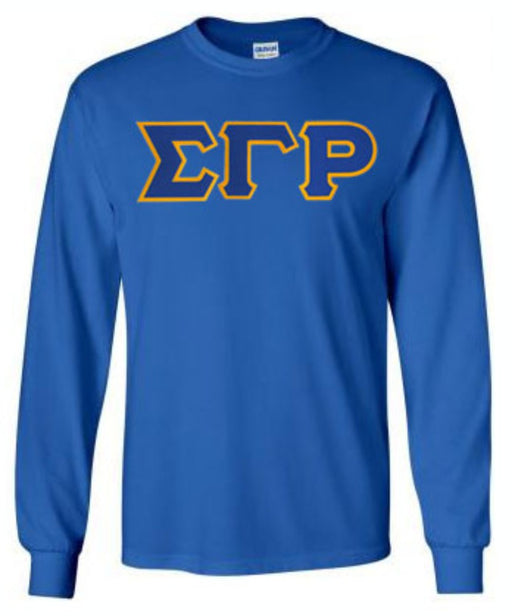 Sigma Gamma Rho Long Sleeve Greek Lettered Tee