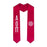 Alpha Omicron Pi Lettered Graduation Sash Stole with Crest