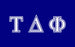 Tau Delta Phi Fraternity Flag Sticker