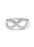 Alpha Omicron Pi Sterling Silver Infinity Ring