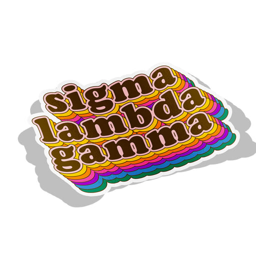 Sigma Lambda Gamma Retro Sorority Decal