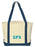 Panhellenic Cooper Letters Boat Tote