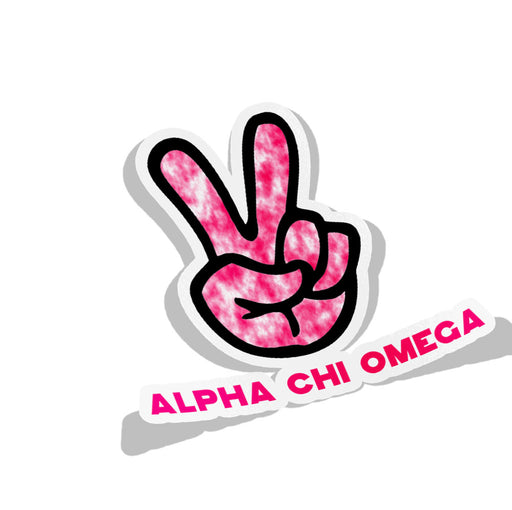 Alpha Chi Omega Peace Sorority Decal