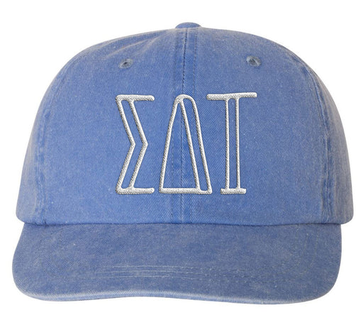 Sigma Delta Tau Sorority Greek Carson Embroidered Hat