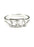 Sigma Phi Lambda Sterling Silver Ring with Lab Created Clear Diamond