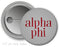 Alpha Phi Simple Text Button