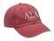 Alpha Sigma Alpha Embroidered Hat with Custom Text
