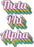 Theta Phi Alpha Greek Stacked Sticker