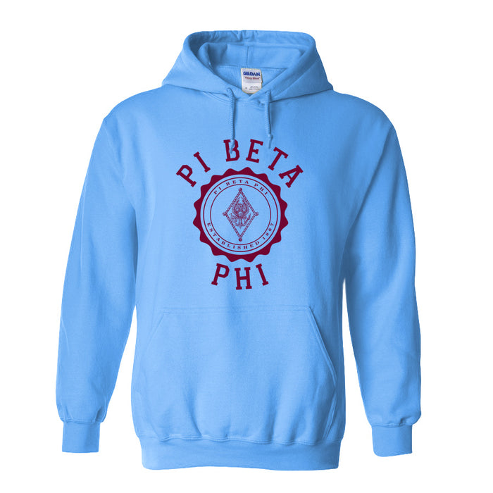 Pi Beta Phi World Famous Seal Crest Hoodie
