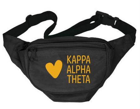 Kappa Alpha Theta Heart Fanny Pack