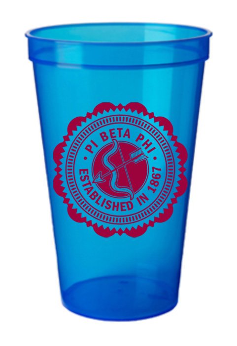 Pi Beta Phi Classic Oldstyle Giant Plastic Cup