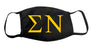 Sigma Nu Face Mask With Big Greek Letters