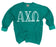 Alpha Chi Omega Comfort Colors Greek Letter Sorority Crewneck Sweatshirt