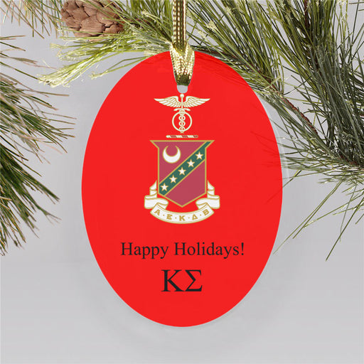 Kappa Sigma Color Crest Ornament
