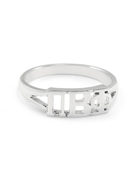 Pi Beta Phi Sterling Silver Ring