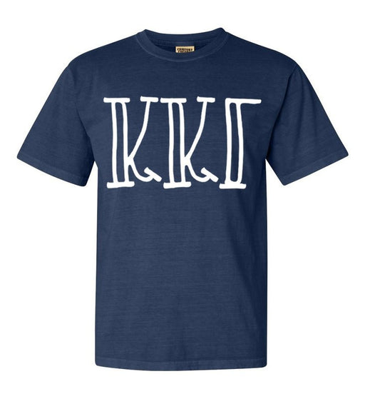 Kappa Kappa Gamma Comfort Colors Greek Letter Sorority T-Shirt