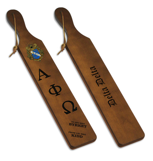 Alpha Phi Omega Traditional Paddle