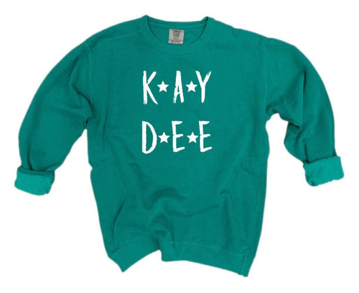 Kappa Delta Comfort Colors Starry Nickname Sorority Sweatshirt