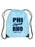 Phi Sigma Rho Cursive Impact Sports Bag
