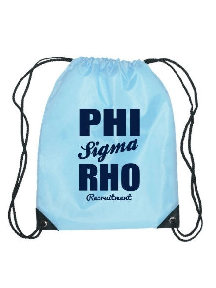Phi Sigma Rho Cursive Impact Sports Bag