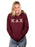 Kappa Delta Chi Unisex Hooded Sweatshirt with Sewn-On Letters
