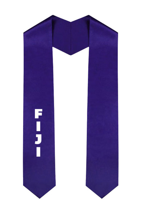 Fiji Classic Colors Graduation Stole